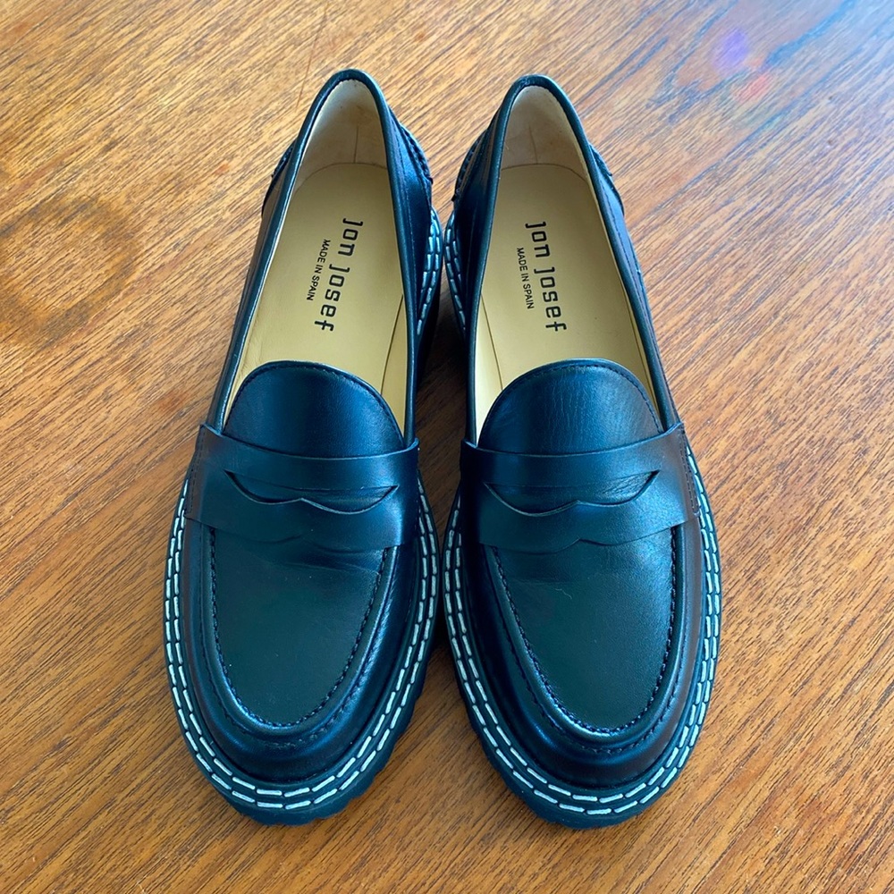 Jon Josef Lug Sole Penny Loafer 35